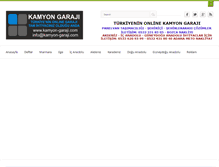 Tablet Screenshot of kamyon-garaji.com